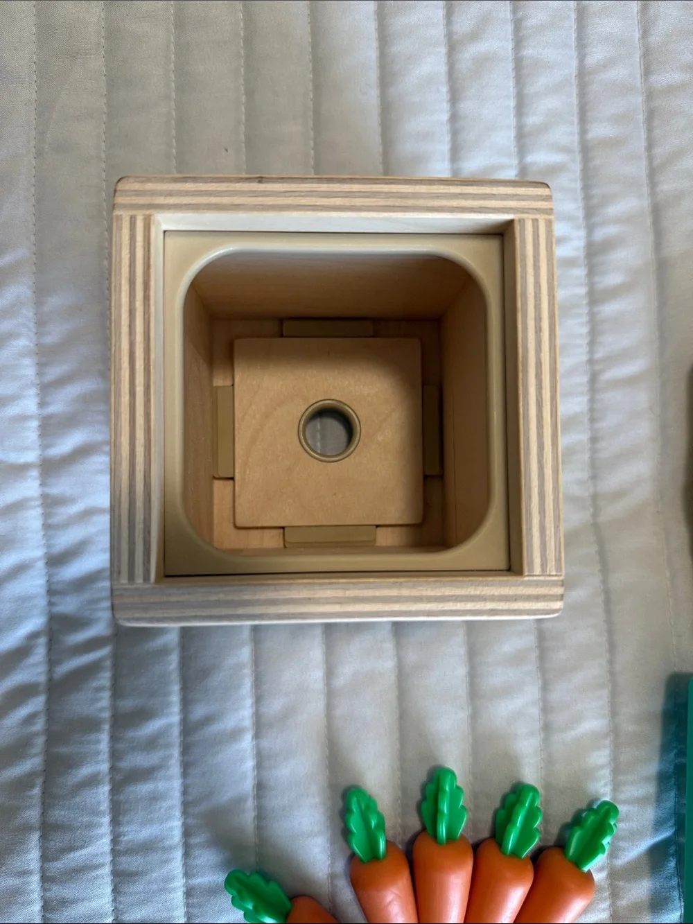 Lovevery Carrot, Coin Drop Box Toy